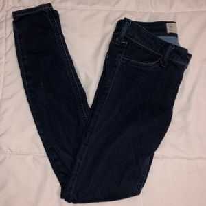 Low Rise Navy Hollister Jeggings